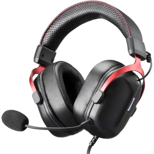 Headset Gaming Redragon Cybill H312 RGB (Com Fio) – Preto
