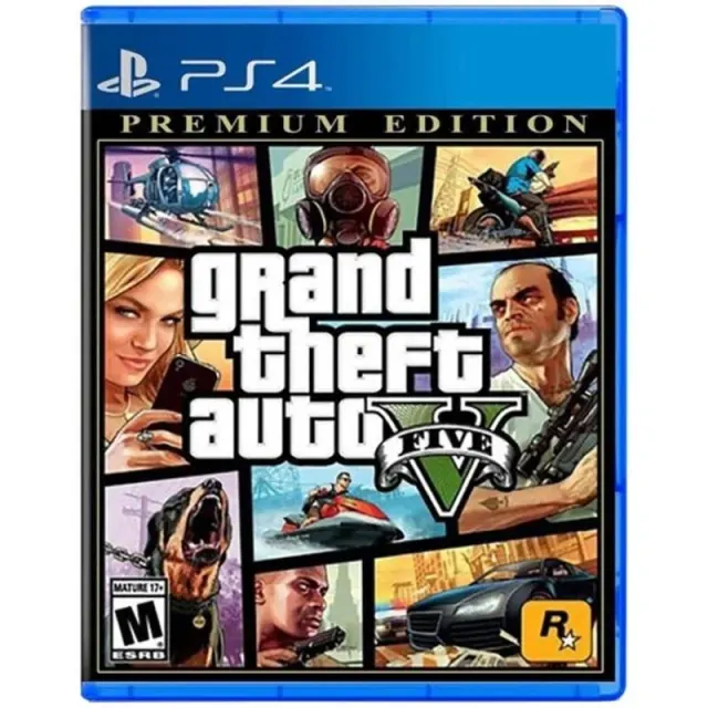 Jogo GTA 5 Grand Theft Auto Premium Edition – PS4