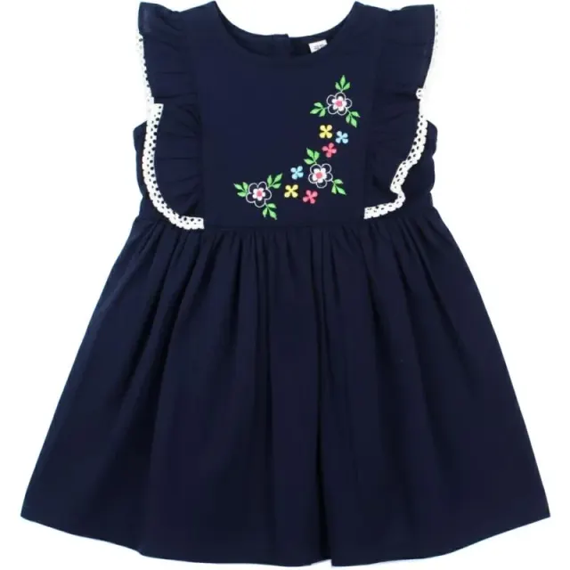 Vestido Kids Everfit 16387Z Feminino – Azul Marinho