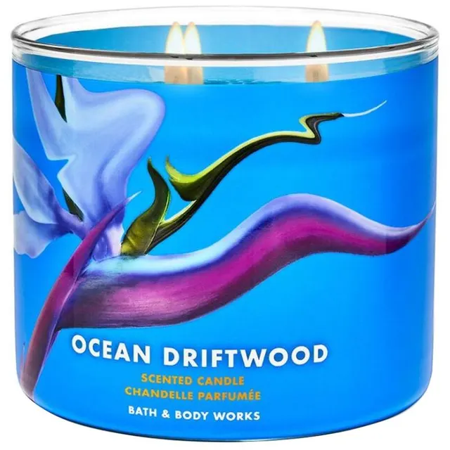 Vela Aromática Bath &amp; Body Works Ocean Driftwood – 411g