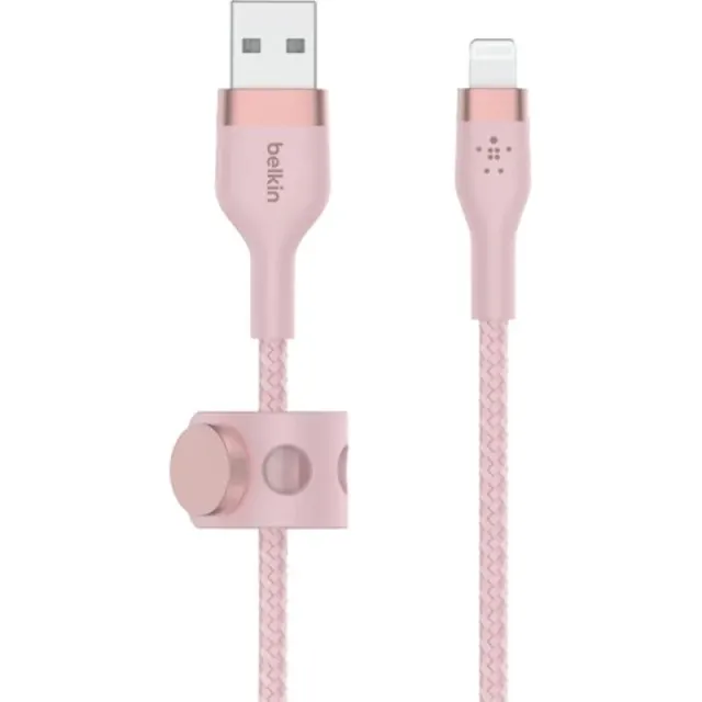 Cabo Belkin Magnetic CAA010BT3MPK USB-A Para Lightning 3M – Rosa