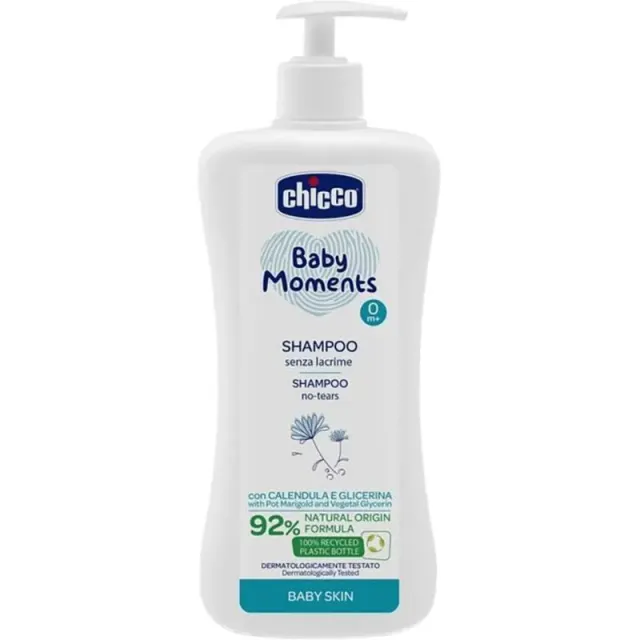 Shampoo Chicco Sem Lagrimas Baby Moments – 500mL