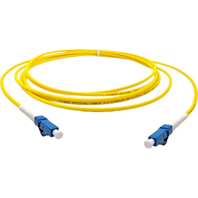 Cabo de Fibra Óptica Iuron LC/UPC-LC/UPC SX SM 3.0MM 2M – Amarelo