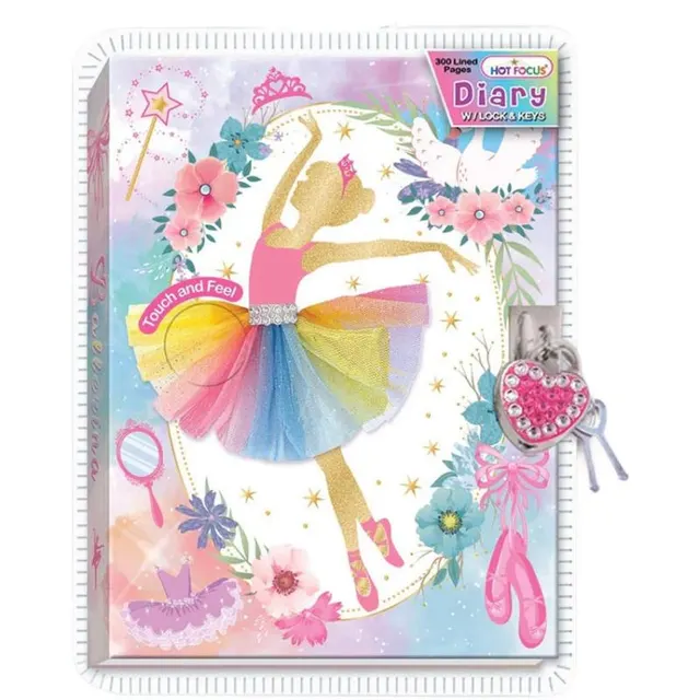 Agenda com Cadeado Hot Focus Ballerina – 251NBB