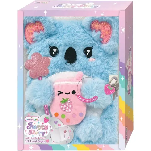 Agenda com Cadeado Hot Focus Fuzzy Diary – 250KO