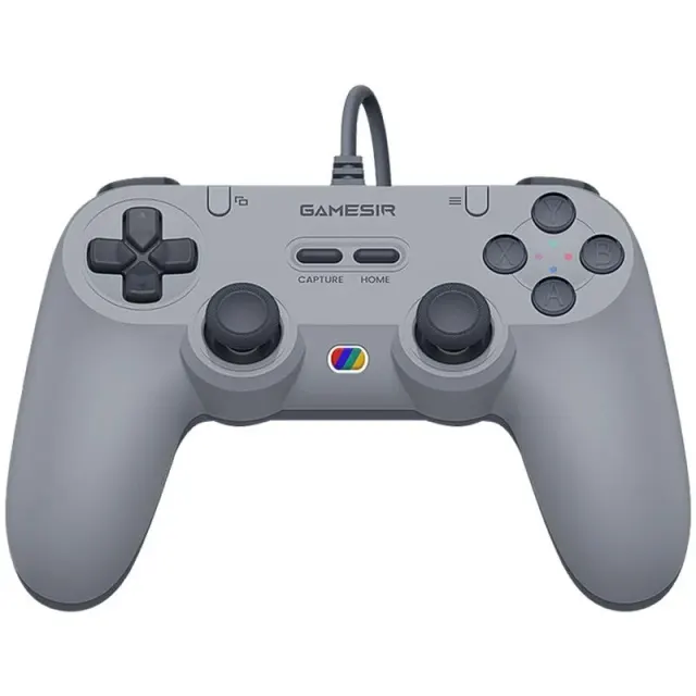 Controle Gamesir Tegenaria Lite com Fio PC/Switch/Android/iOS – Cinza Retrô