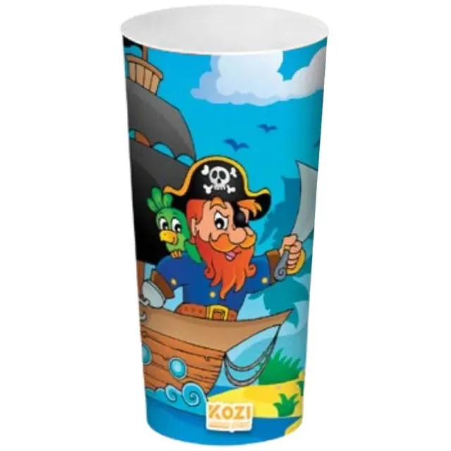 Vaso Plástico Kozi Plast Pirata 1346P – 350ml