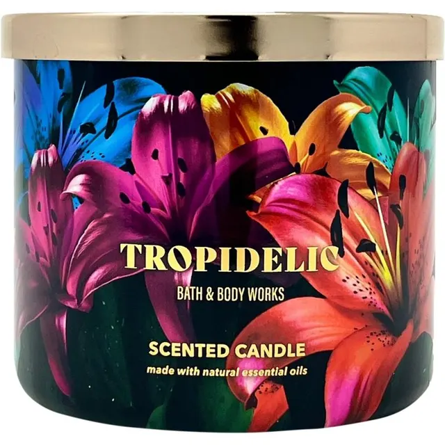 Vela Aromática Bath &amp; Body Works Tropidelic – 411g
