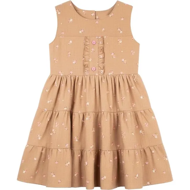 Vestido Kids Everfit 12769Z Feminino – Beige