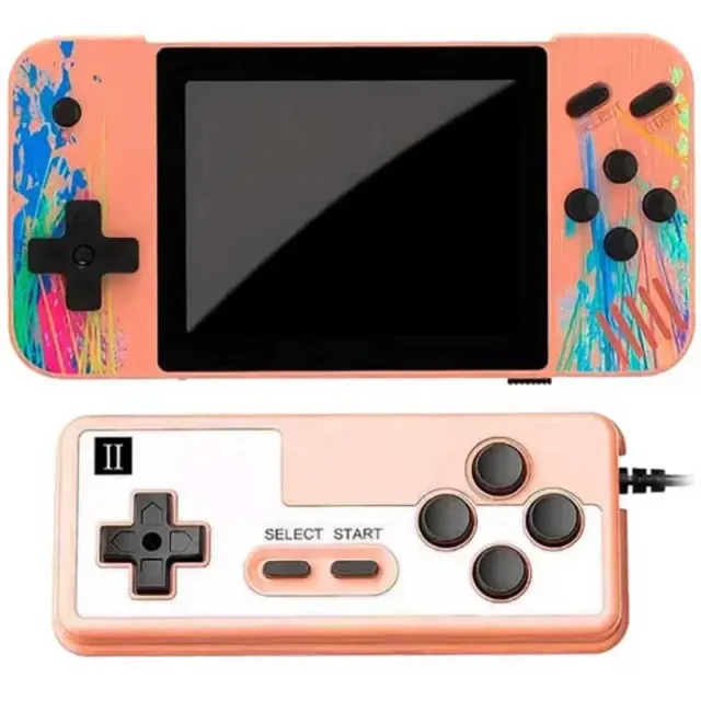 Console Portatil Game Box Power G3 800 em 1 – Rosa