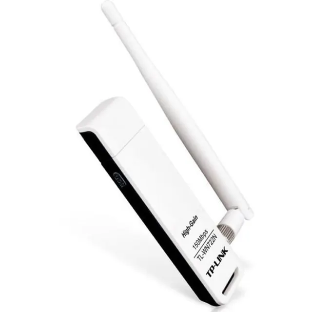 Adaptador USB TP -LINK TL-WN722N Wireless N de Alto Ganho de150Mbps