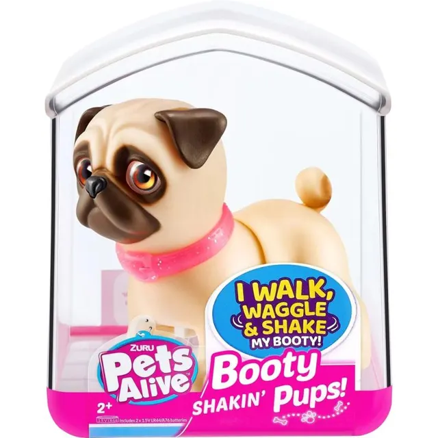 Cachorro Pug Pets Alive Booty Shakin Pups Zuru – 9530