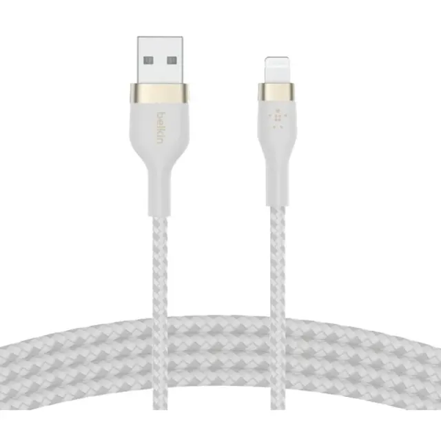 Cabo Belkin Magnetic CAA010BT1MWH USB-A Para Lightning 1M – Branco