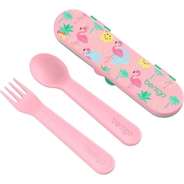 Kit Talher Bentgo Kids Utensil Set – BGKDUTPL-TRO Tropical