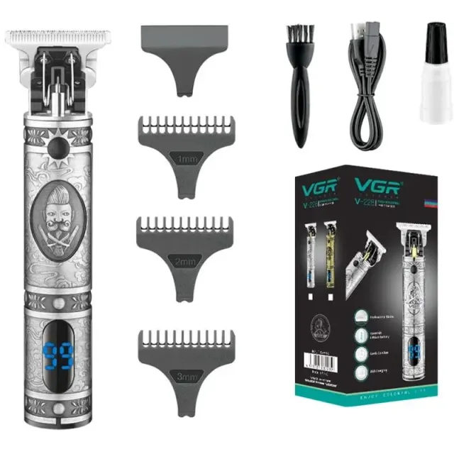Cortador de Cabelo VGR voyager Hair Trimmer Prata V-228