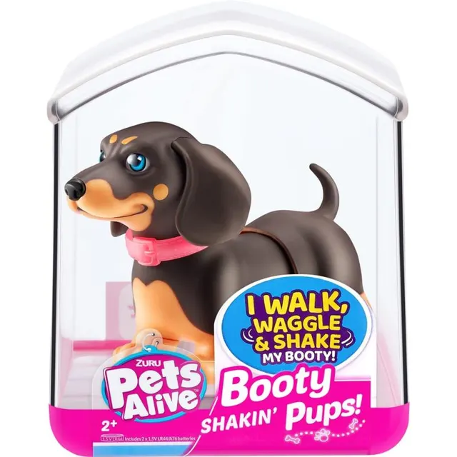 Cachorro Dachshund Pets Alive Booty Shakin Pups Zuru – 9530