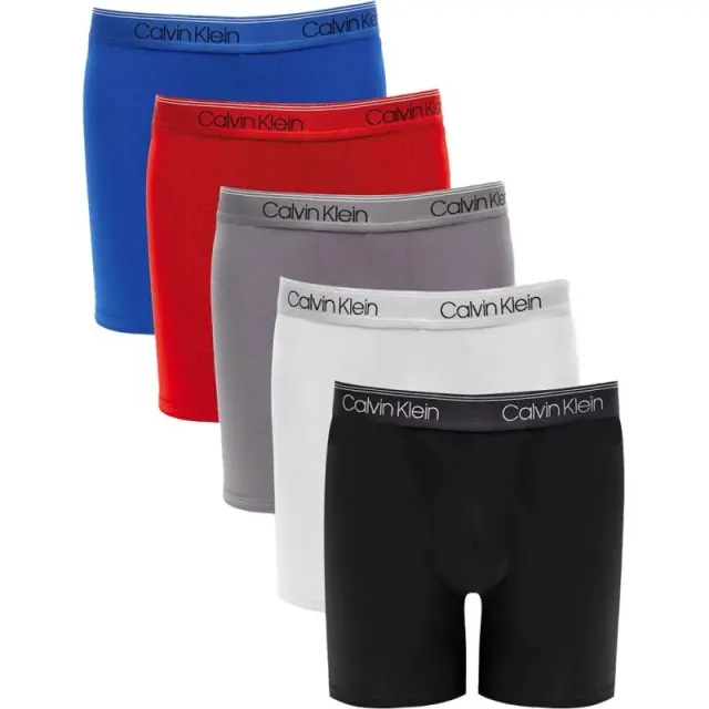 Boxer Calvin Klein NB2269-906 – Masculino (5 Unidades)