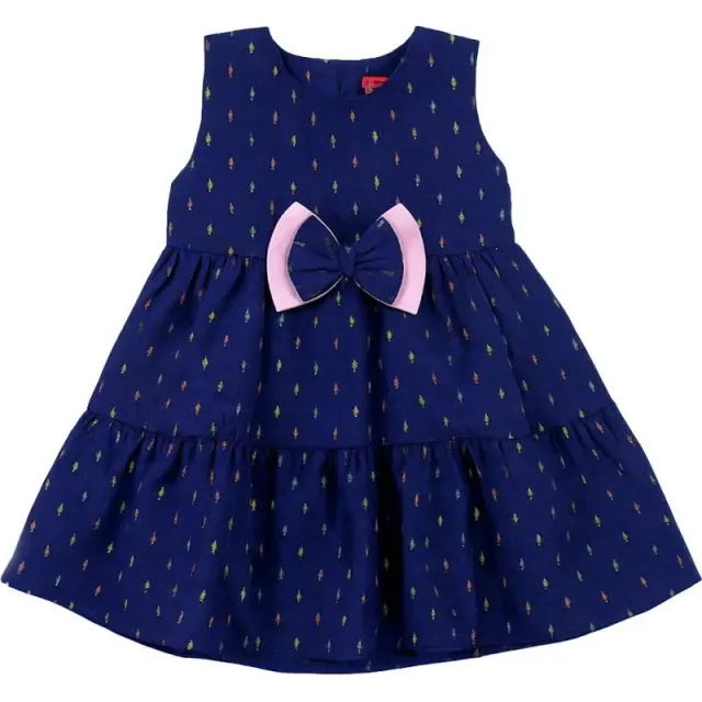 Vestido Kids Everfit 16407Z Feminino – Azul Marinho