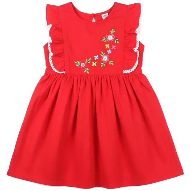 Vestido Kids Everfit 16387Z Feminino – Vermelho
