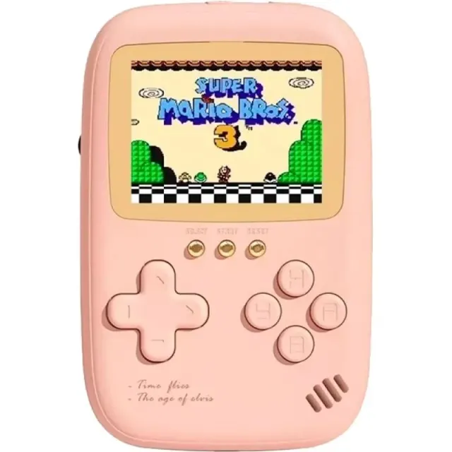 Console Game Box Time Series  DY-13 500 Jogos em 1 – Pink