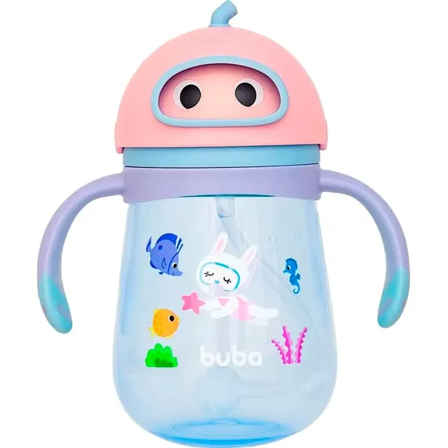 Copo com Alça Removível Buba – 16939 Mergulho Rosa