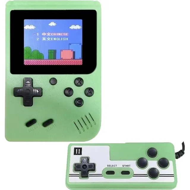 Console Game Box Plus com Controle 500 Jogos em 1 – Green
