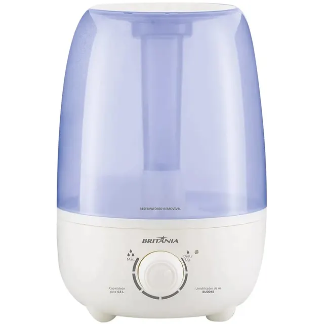 Umidificador de Ar Ultrassônico Britânia BUD04B 4.8L – Bivolt 60Hz