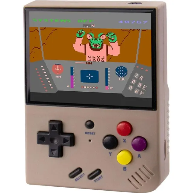 Consola de jogos portátil R33S – Beige