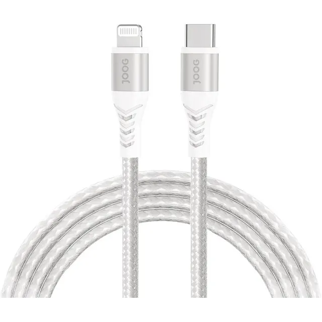 Cabo USB-C para Lightning Joog UCLC-JG 1.2m – Branco
