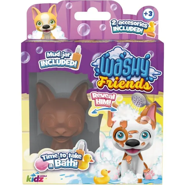 Washy Friends Kidz World – K02WFS03 – Marrom