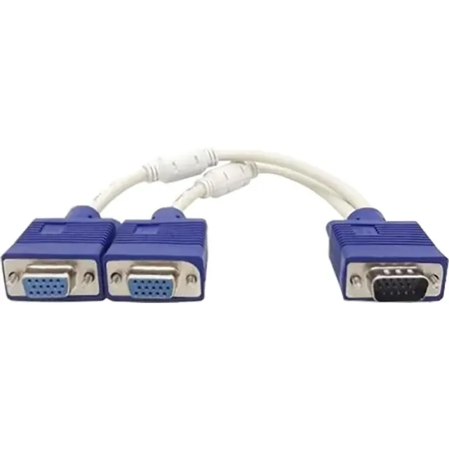 Cabo Adaptador HLD VGA macho para 2 VGA fêmea