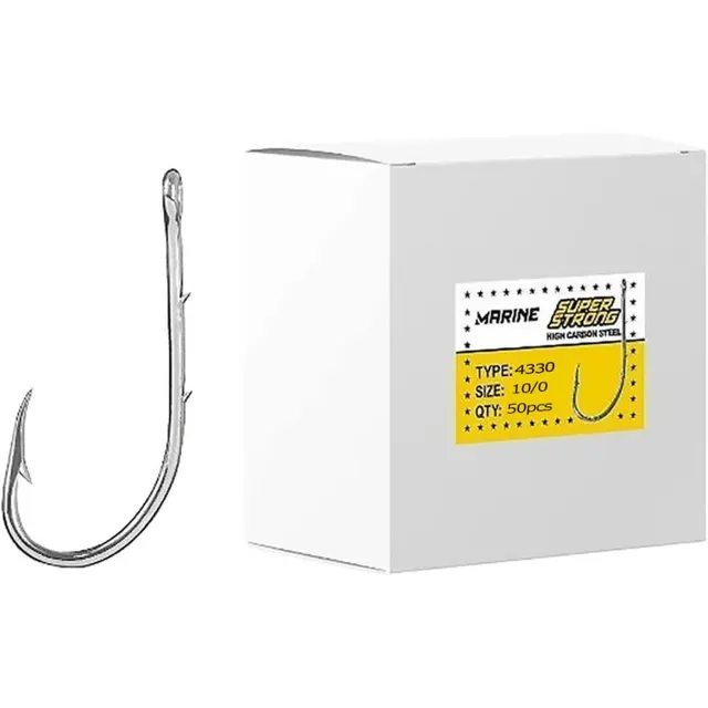 Anzol Marine Sports 4330 10/0 com 50 pçs