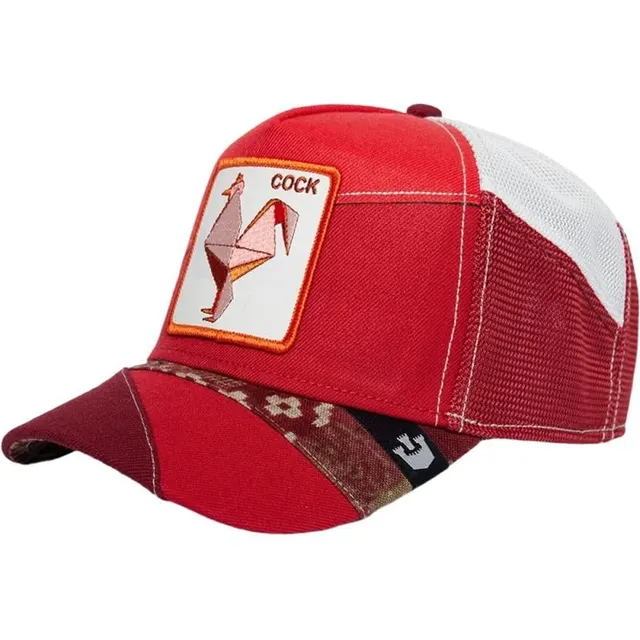 Boné Goorin Bros 101-1402 Farmigami Courage Cock Red