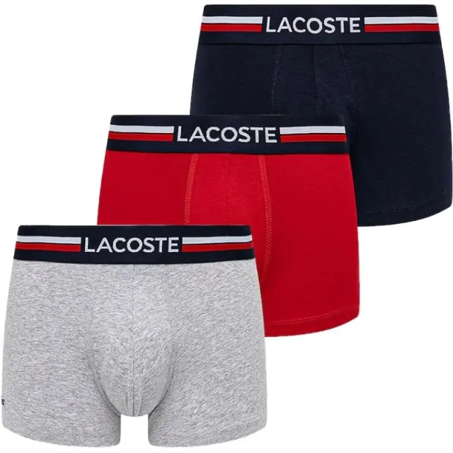 Boxer Lacoste 5H2390-23 Masculino (3 Unidades)
