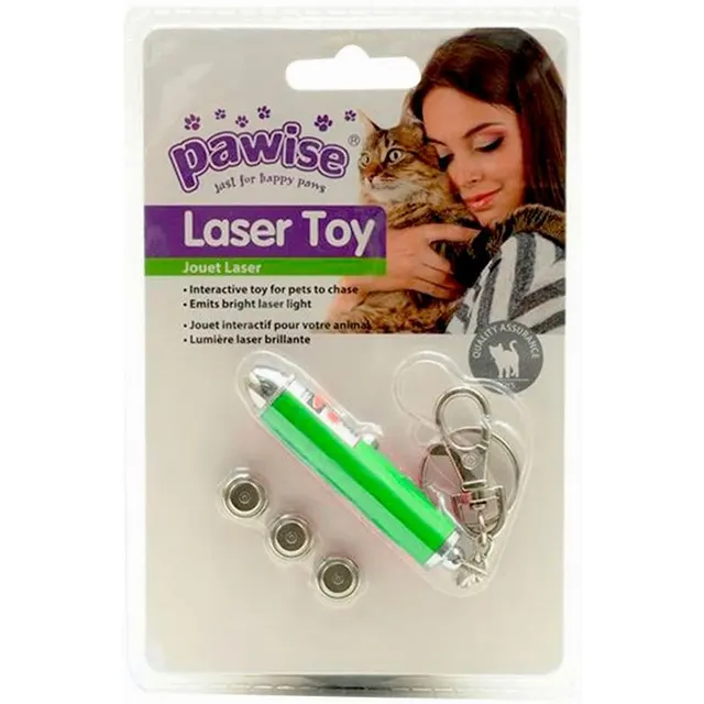 Brinquedo laser para Gato Verde – Pawise Laser Toy 28041-1