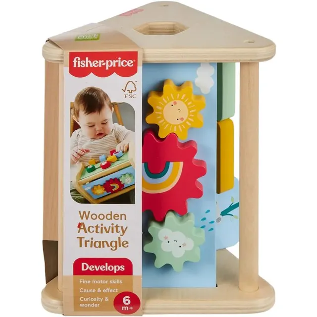 Triângulo de Atividades de Madeira Fisher-Price – HYG48