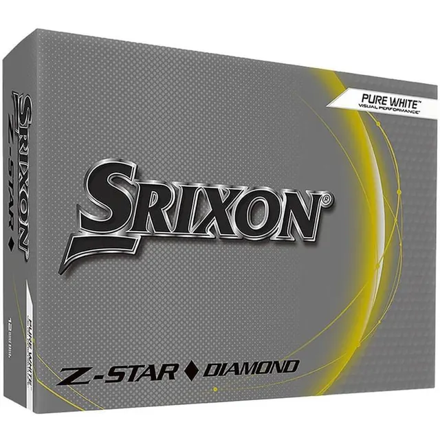 Bola de Golfe Srixon Z-Star Diamond Pure White (12 Unidades)