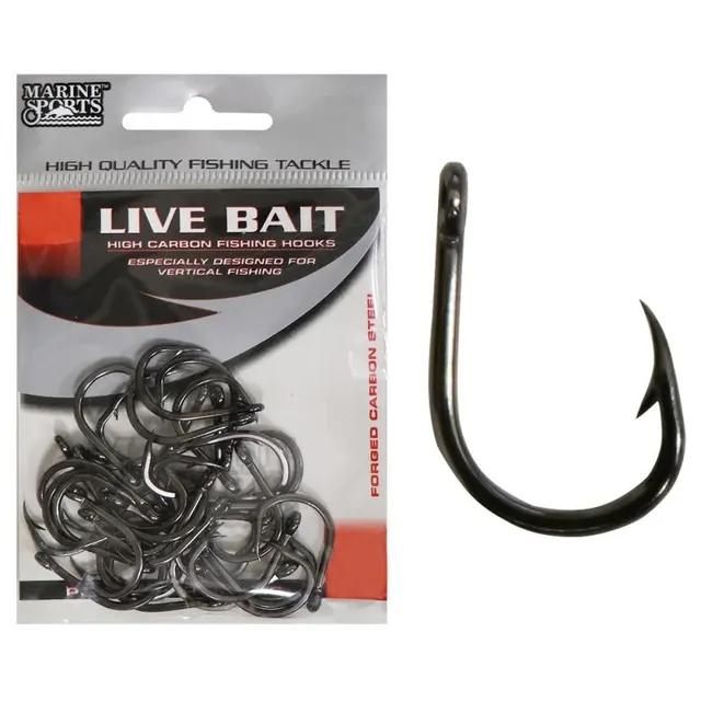 Anzol Marine Sports Live Bait 13/0 (10 Pçs)