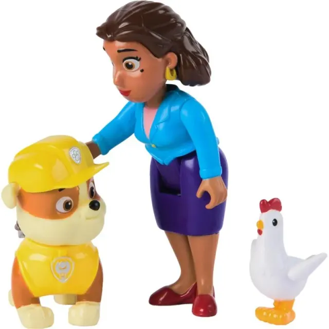 Bonecos Rubble &amp; Mayor Goodway Paw Patrol Spin Master – 6070734