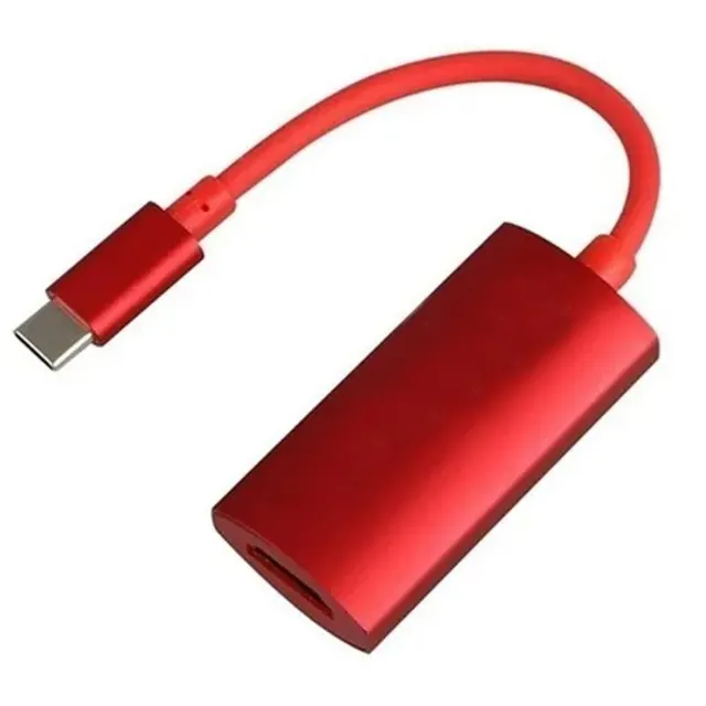 Cabo Adaptador USB-C para HDMI 4K A41-00161-A56-11 – Vermelho