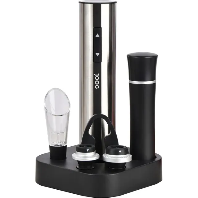 Abridor Elétrico de Vinho Joog JG-EW3 – Prata/Preto