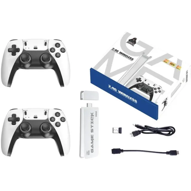 Console Game Stick Pro 4K UHD 20.000 Jogos + 2 Controles