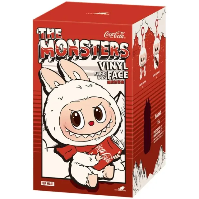 Boneco Pop Mart The Monsters Labubu Coca-Cola