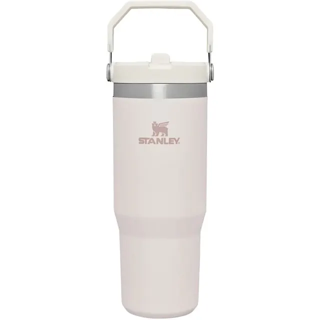 Copo Térmico com bico Stanley Flip Straw Tumbler 10-09993-762 (887mL) Rose Quartz