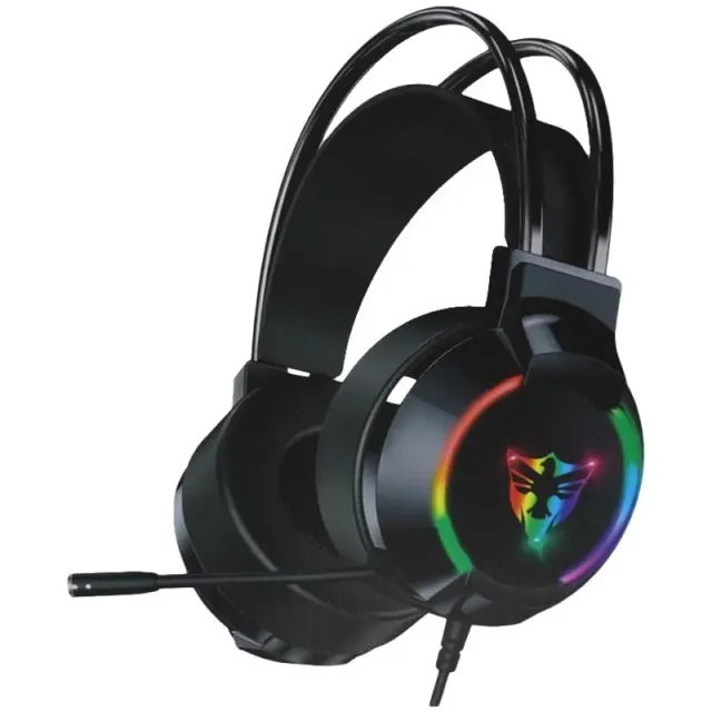 Headset Gaming SATE AE-304 RGB com Fio – Preto