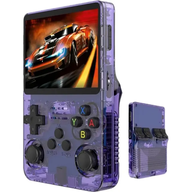 Consola de jogos portátil R36S – Lilás