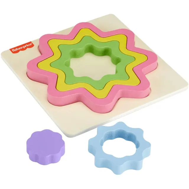 Wooden Mini Rainbow Puzzle Fisher-Price – HXT99