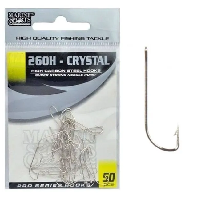 Anzol Marine Sports Crystal 260H Nickel 14 (50 Pçs)