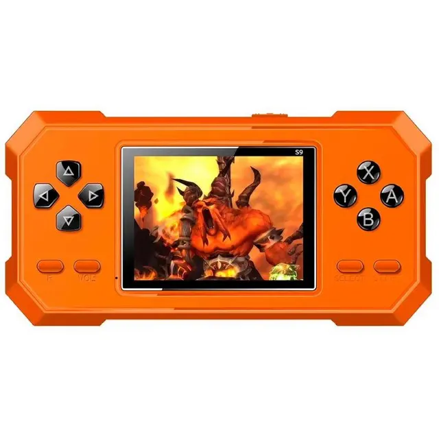 Console Portátil Game Box Controller Game S9 com 520 Jogos – Laranja