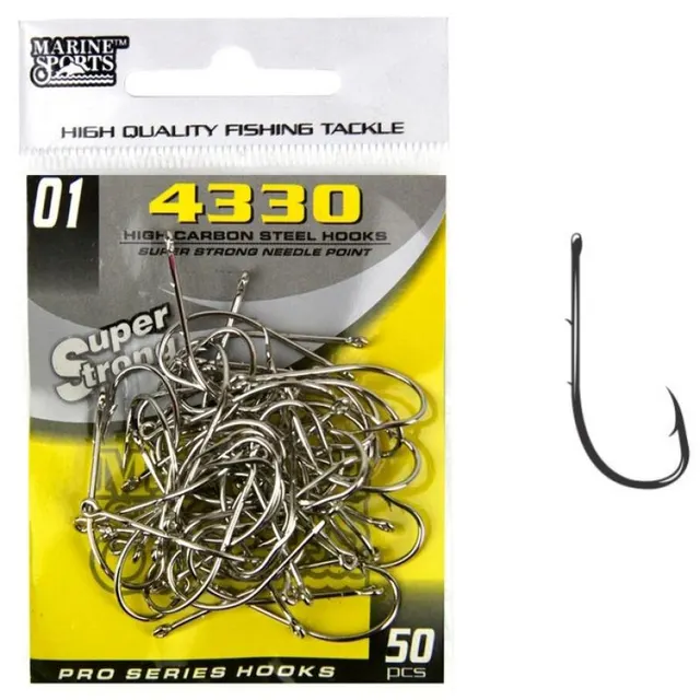 Anzol Marine Sports 4330 Super Strong 01 com 50pcs